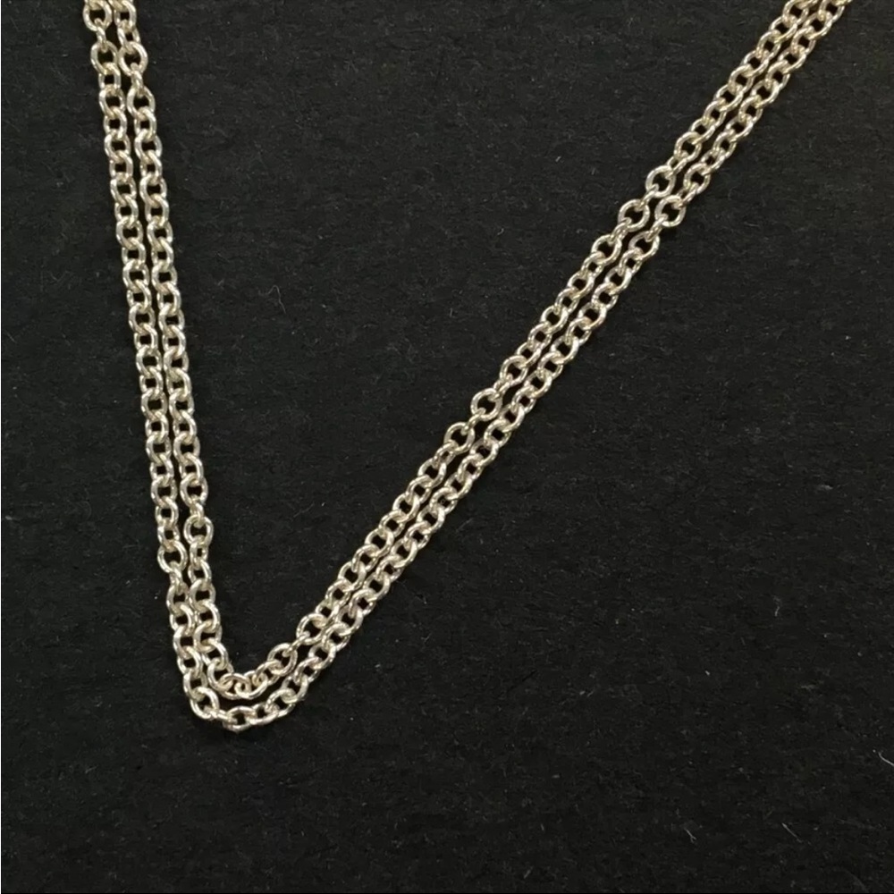 Tiffany & Co. whole Silver Heart Necklace - Picture 5 of 8